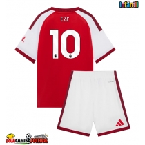 Camisa de Futebol Arsenal Eberechi Eze #10 Equipamento Principal Infantil 2026-27 Manga Curta (+ Calças curtas)